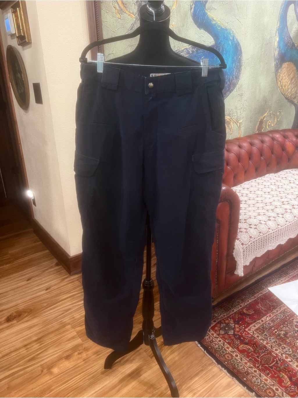 5.11 Tactical Black Cargo Pants With Utility Pockets